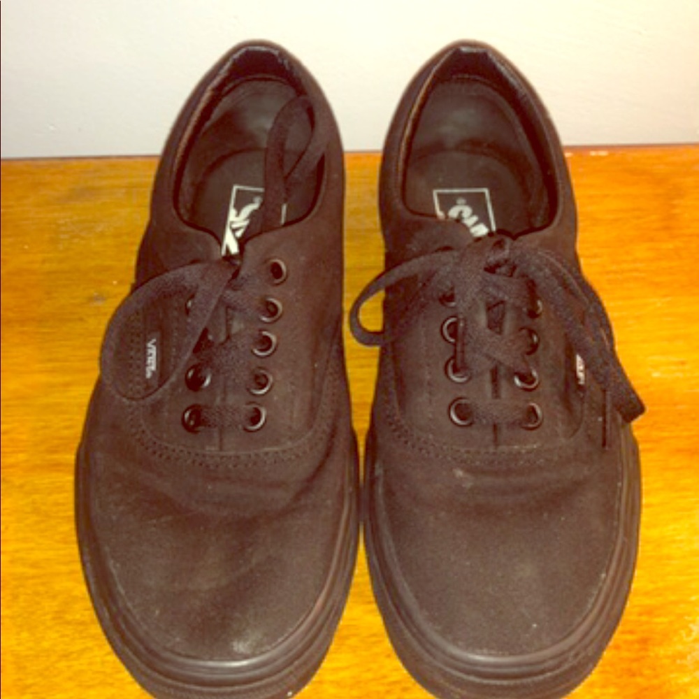 Women’s black van sneakers